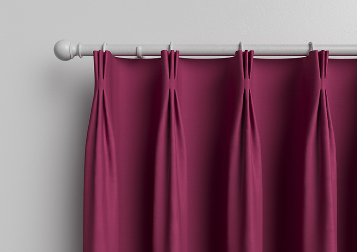 Kyoto Faux Silk, Pink Rouge - Made to Measure Curtains - Image 11